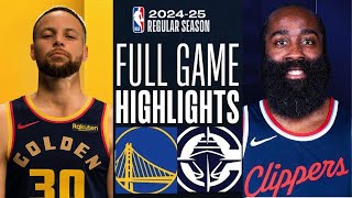 Warriors vs Clippers Full Game Highlights NBA Regular Season I November 17 2024 I Highlights 2K [upl. by Nitsyrc]