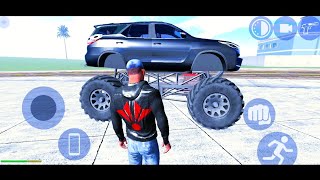 Monster Fortuner Black Color Car🖤 gameplay fortuner gamingvideos trending indianbikedriving3d [upl. by Assiren105]