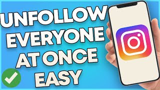 How To Mass Unfollow On Instagram At Once 2023 Easy [upl. by Myrtia]