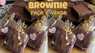 LUCRE MUITO COM BROWNIE FAÃ‡A E VENDA BROWNIE MUITO FÃCIL DE PREPARAR [upl. by Zales968]