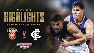 Brisbane v Carlton Highlights  Elimination Final 2024  AFL [upl. by Wendye]