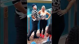 Fun Water Park With Tom The Pantomimewaterpark mime funny funnyvideo for viralvideo shorts [upl. by Siahc]