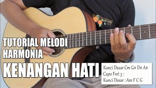 TUTORIAL MELODI HARMONIA  KENANGAN HATI Dodit Budi Raditya [upl. by Lienad]