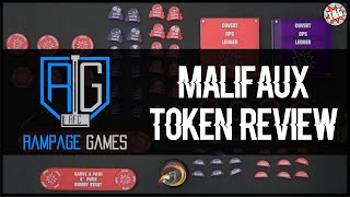 Malifaux Token Review Rampage Games [upl. by Aleacin]