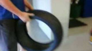 Suzuki Boulevard M109R 2604018 rear tyre [upl. by Carissa]