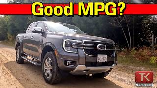 Is the Ford Ranger Better with 27L EcoBoost V6 2024 Ford Ranger Lariat V6 First Drive  MPG Test [upl. by Anayad215]