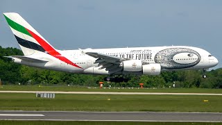 20 MINUTES of HEAVY Aircraft Landing and Taking off at Manchester Airport  MAN Plane spotting [upl. by Mordy341]