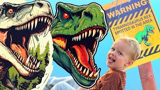 Alexs Dino Park Adventure  Roaring Fun with Giant Dinosaurs [upl. by Bobby]