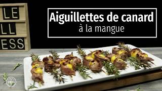 Brochettes aiguillettes de canard [upl. by Ayerim50]