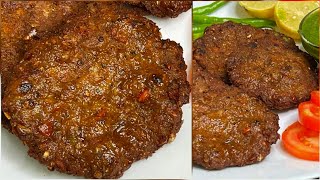 Real Chapli Kabab Recipe ❤️  Peshawari Chapli Kabab Recipe Restaurant Style  Easy Kabab Recipe ❤️ [upl. by Lehacim]