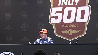 2024 Indy 500 press conference Scott Dixon on finishing behind Pato OWard and Josef Newgarden [upl. by Noffihc]