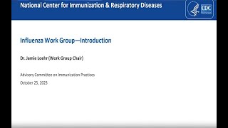 October 2023 ACIP Meeting  Influenza Vaccines amp Vaccine Safety [upl. by Leumhs917]