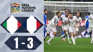 Italia  Francia 13 Highlights  Lega delle Nazioni  20242025 [upl. by Buff]