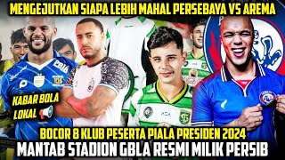 Siapa Lebih Kaya Persebaya Atau Arema‼️Persib Kelola GBLA🔥Renan Alves Fix Otw Persija👍 Berita PSIS [upl. by Alessandra552]