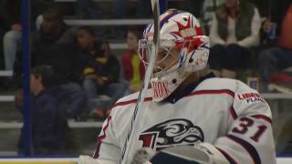 Cary Byron Highlights  Goalie Prospect  Liberty Hockey amp Sweden [upl. by Skyla]