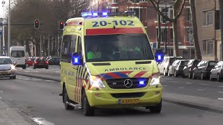 Ambulance 20102 naar EMC vanuit Dinteloord [upl. by Ylrehc927]