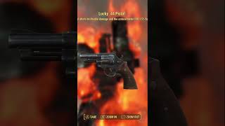 I feel so lucky to get this Legendary good thing this sentry bot didnt blow me up fallout4 [upl. by Bore]