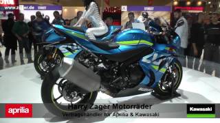 Kawasaki ZX10RR 2017 vs Aprilia RSV4RF 2017 Suzuki GSX R 1000 2017 vs Honda Fireblade 2017 [upl. by Rosmarin722]