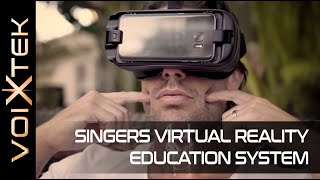 Virtual Reality Educational System Maestro Ron Andersons Training for Singers at Home Voixtek VR [upl. by Nnylirehs]