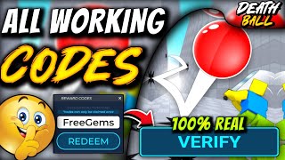 🔥NEW All Working Codes For Roblox Death Ball Roblox Death Ball Codes [upl. by Marianne197]