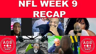 NFL WEEK 9 REACTION All Grind Sports Show  Episode 124 [upl. by Ahon]