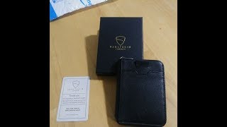 Vaultskin NOTTING HILL Slim Minimalist Zip Wallet Review [upl. by Colly551]