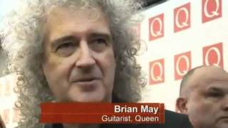 Brian May Red Carpet Q Awards  24 Oct 2011 [upl. by Calderon]