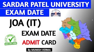 JOA IT EXAM date  Sardar patel university Mandi [upl. by Sperling973]