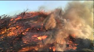 Osterfeuer am Wangermeer in Hohenkirchen [upl. by Annyrb276]