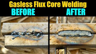 Learn Perfect Flux Core Welds In 10 Mins  Gasless Flux Core Welding For Beginners Tips And Tricks [upl. by Ezzo]