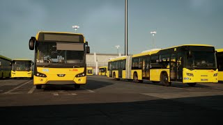 The Bus line 245 sole ride Scania citywide LF 18M 4D Berlin Germany [upl. by Eimas]