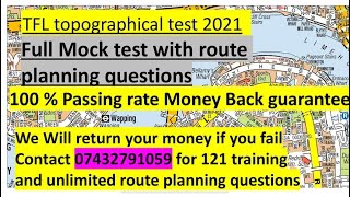 Topographical Skills Assessment Test 2021Full Mock test with Route planning questions [upl. by Dnama]