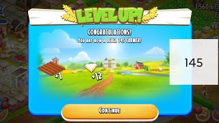 New Level in Hay Day  Level Up  Level 144 💚 [upl. by Nibor734]