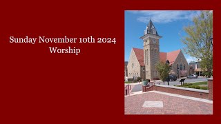 November 10th 2024 Worship [upl. by Ayela]