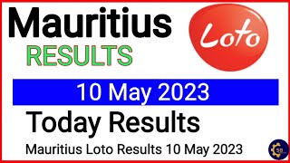 Loto Mauritius Draw Results 10 May 2023  Mauritius Lotto results [upl. by Donaugh917]