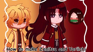 How to make Agatsuma Zenitsu and YoriichiGacha club [upl. by Anoet]