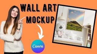 How can create a wall art mockupeasydesign canvatutorialcanvadesign [upl. by Peursem]