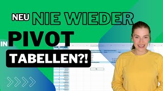 NEU in Excel GRUPPIERENNACH und PIVOTMIT einfach erklärt –Datenanalyse ohne PIVOT Tabelle [upl. by Aitnohs792]