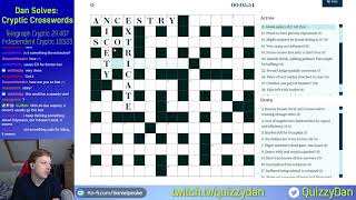 Dan Solves Telegraph crossword 29407 from 04072020 [upl. by Atrice]