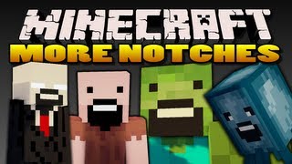 Minecraft More Notches Mod Showcase  Slender Notch [upl. by Westleigh]