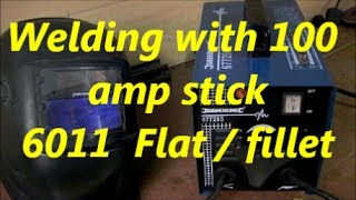 How to weld with the 100 amp stick welder part 4 [upl. by Breh]