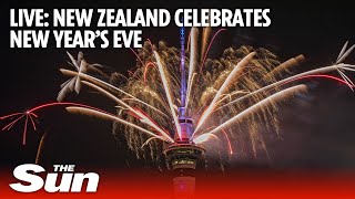 New Zealand welcomes in the 2024 with New Years Eve fireworks [upl. by Gram660]