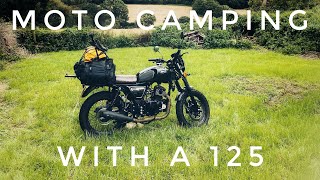 Bullit Bluroc 125  Moto Camping with a 125 [upl. by Suravart]