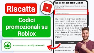 Come inserire il codice promozionale su un dispositivo mobile in Roblox  Codice promozionale Roblox [upl. by Airdnek948]