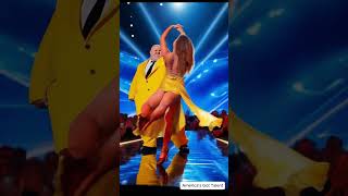 Handsome obese man dancing with beautiful girl explodes the Got Talent stage [upl. by Keynes]