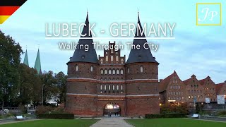 Lübeck Germany  Walking Tour  Historic Town  Holsten Gates [upl. by Corso]