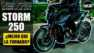 VENTO STORM 250 Una 250cc para la CIUDAD  Reseña 2023 [upl. by Assilram]