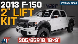 2013 F150 Gets 2quot Lift and 33s  2quot Lift 18x9 12mm Wheels and 30565R18 Tires  American Trucks [upl. by Small]