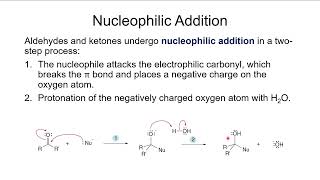 Organic Chemistry II CHEM2425 Ch 17 Introduction to Carbonyl Compounds Part 1 [upl. by Eelac]