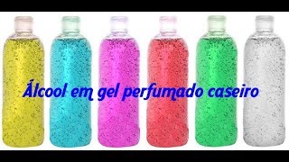 ÁLCOOL EM GEL PERFUMADO CASEIRO MUITO BARATO E FÁCIL com apenas 2 ingredientes [upl. by Adnalohs781]